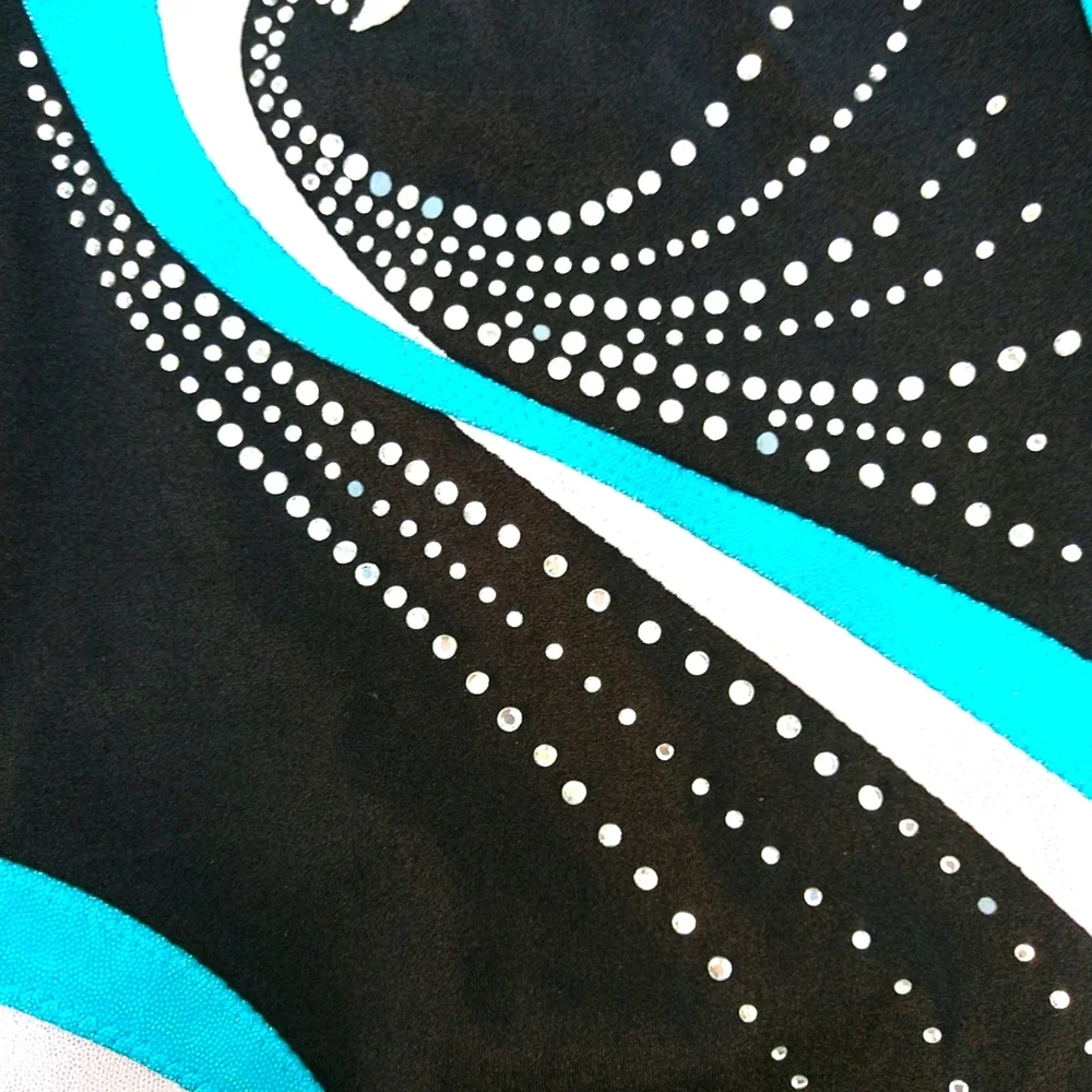 Girls Swimsuit with Rhinestones Large